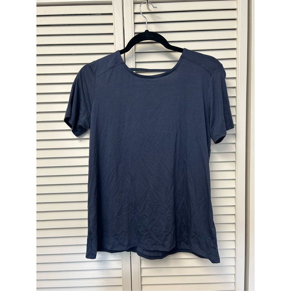 Columbia Sportswear Blue Scoop Neck T-Shirt, Sz Medium
